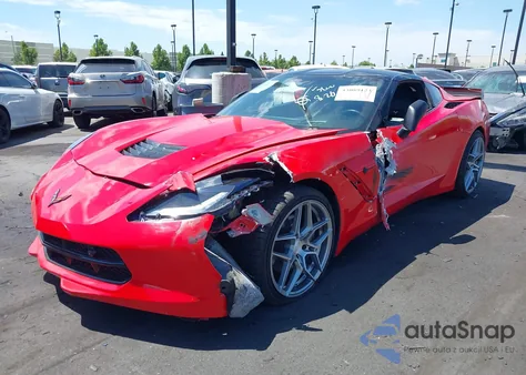 2016 Chevrolet Corvette Stingray из США, поврежденный, VIN 1G1YD2D72G5123928